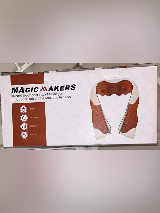Magic Makers Other - Brand New Magic Makers Shiatsu Neck & Back Massager - Brown and Cream